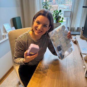Reorganisera på instagram använder etikettskrivare från Niimbot