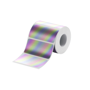 Etiketit Laser hopea - 40 x 20 mm (345 kpl)