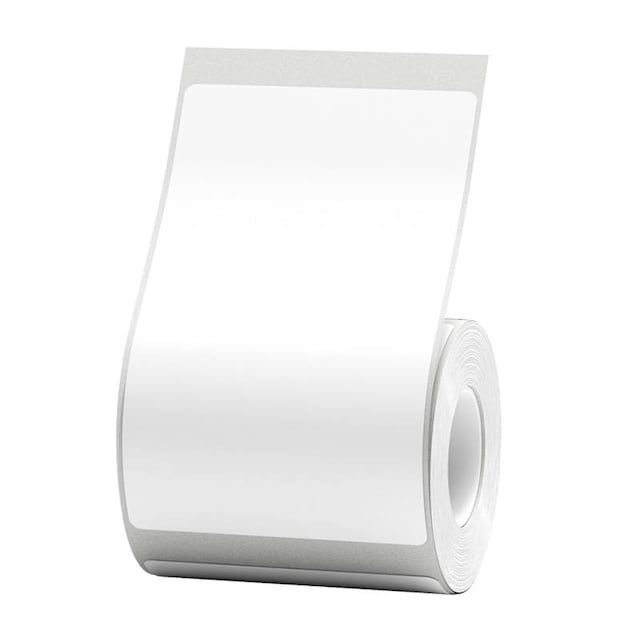 Niimbot Etikettrulle - Vita Etiketter, 70 x 80 mm, 95 st - LabelMate