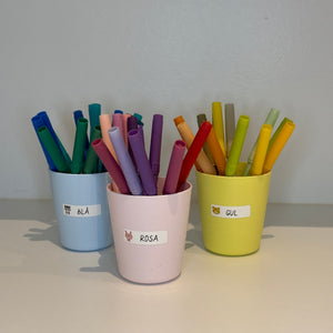 BarnEtiketter på pennburkar för niimbot